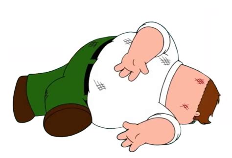 Family Guy Death Pose / Peter Falls Down The Stairs.